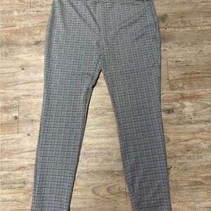 Women's Classic Gray Plaid Pants